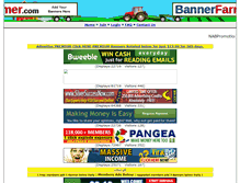 Tablet Screenshot of bannerfarmer.com